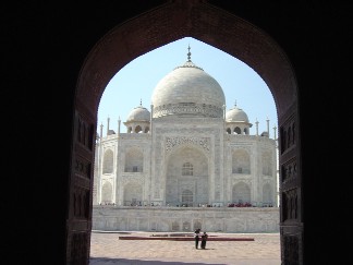  View of the Taj through an Archway